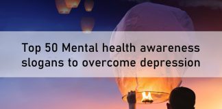 Mental health awareness slogan