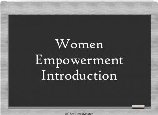 Women Empowerment Introduction