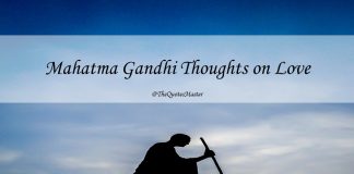 Mahatma Gandhi Thoughts on Love