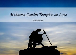 Mahatma Gandhi Thoughts on Love